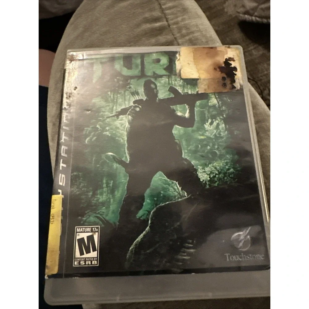 Sony PlayStation 3 Turok Case and Cover Art Only No Game PS3 Black Label